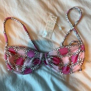 Frankie’s Bikinis Terrycloth Underwire Top